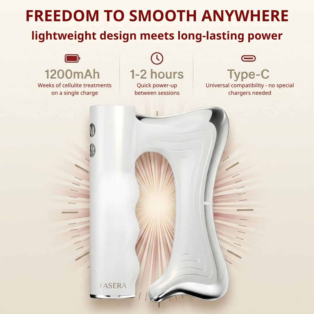 FASERA™ Muscle Recovery Tool — Scrape + Heat + EMS